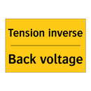Tension inverse - Back voltage