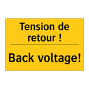 Tension de retour ! - Back voltage!