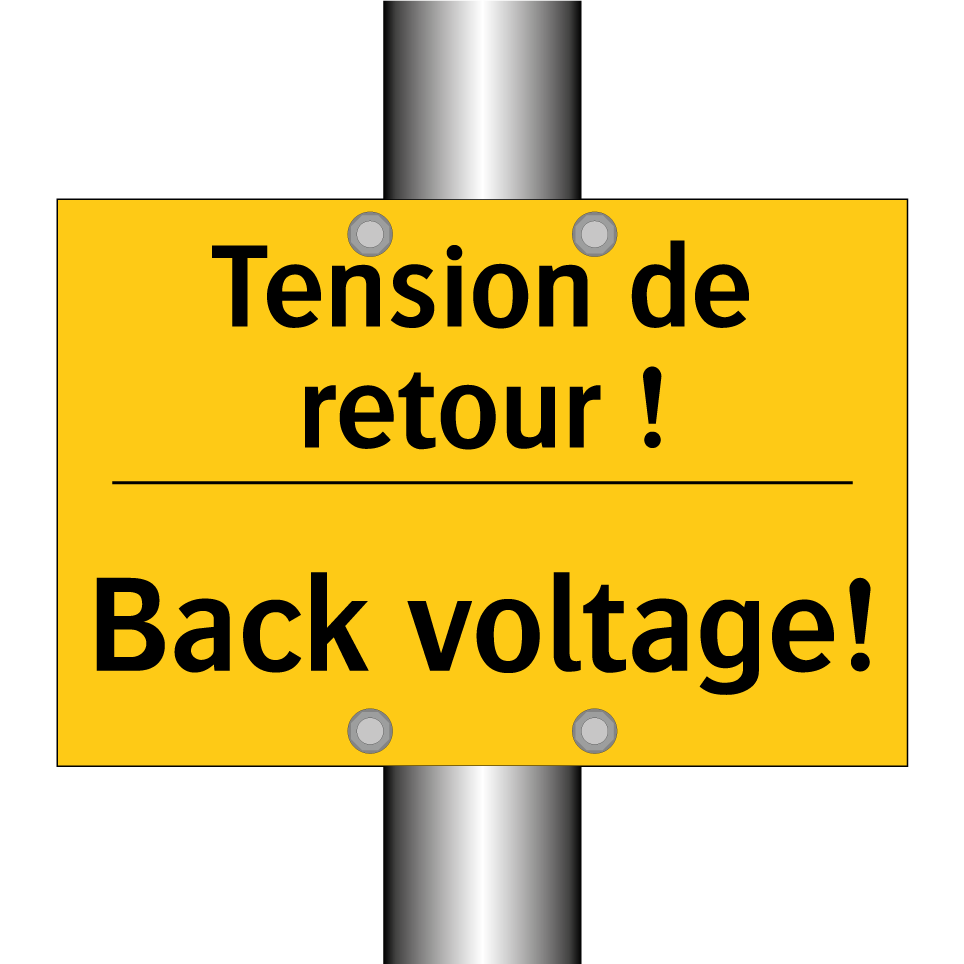 Tension de retour ! - Back voltage!