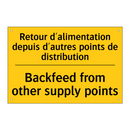 Retour d'alimentation depuis d'autres  /.../ - Backfeed from other supply points /.../