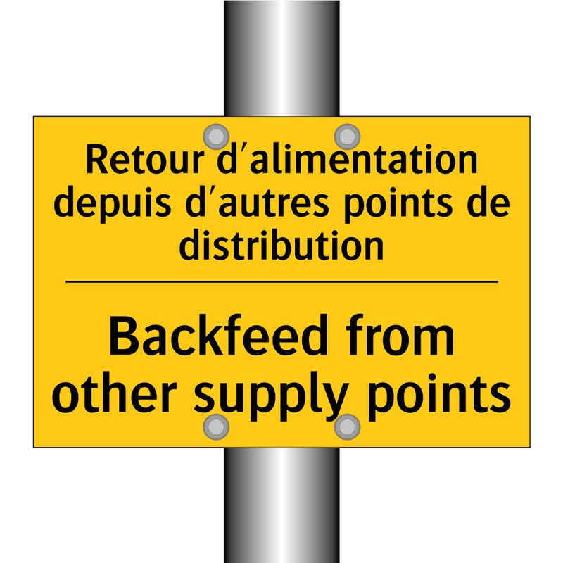Retour d'alimentation depuis d'autres  /.../ - Backfeed from other supply points /.../