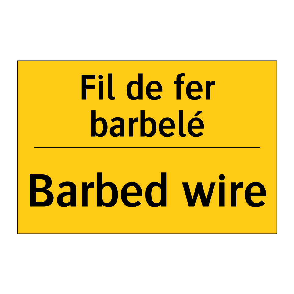 Fil de fer barbelé - Barbed wire