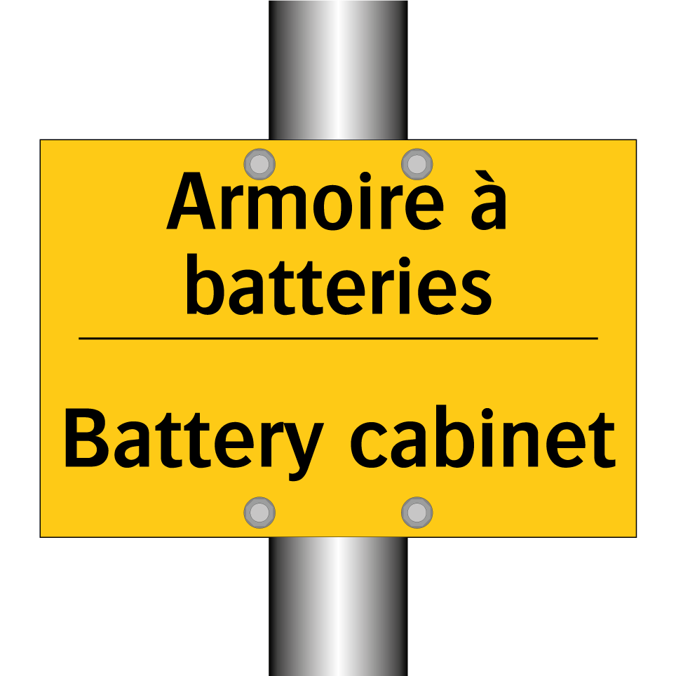 Armoire à batteries - Battery cabinet
