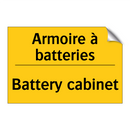 Armoire à batteries - Battery cabinet