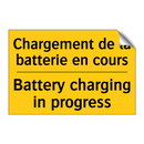 Chargement de la batterie en cours /.../ - Battery charging in progress
