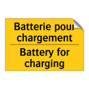 Batterie pour chargement - Battery for charging