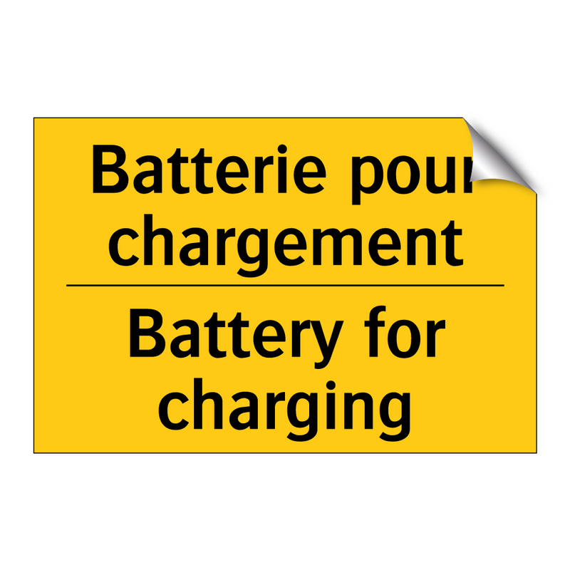 Batterie pour chargement - Battery for charging
