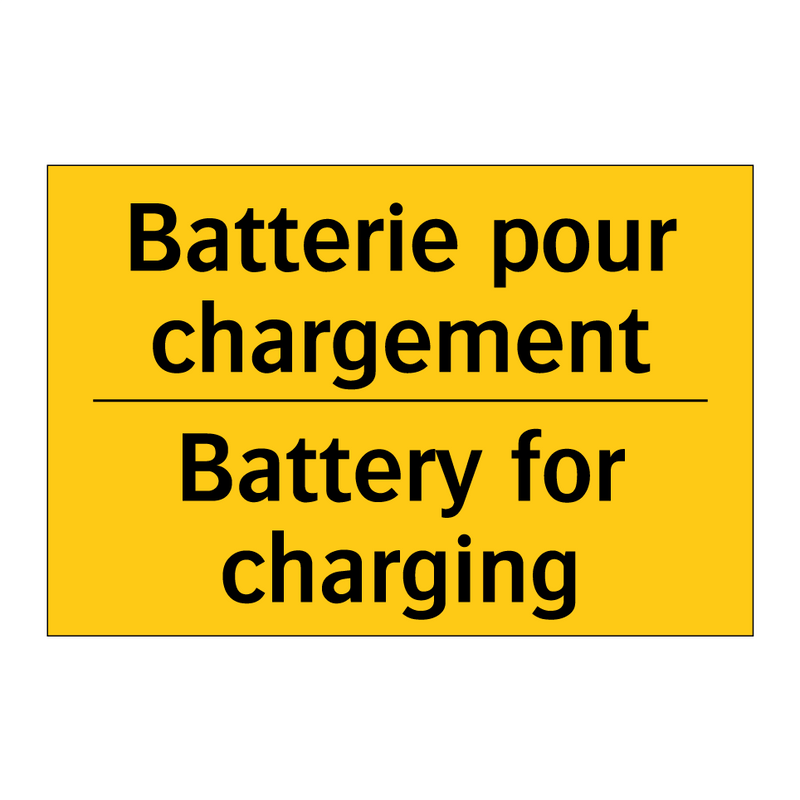 Batterie pour chargement - Battery for charging