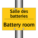 Salle des batteries - Battery room
