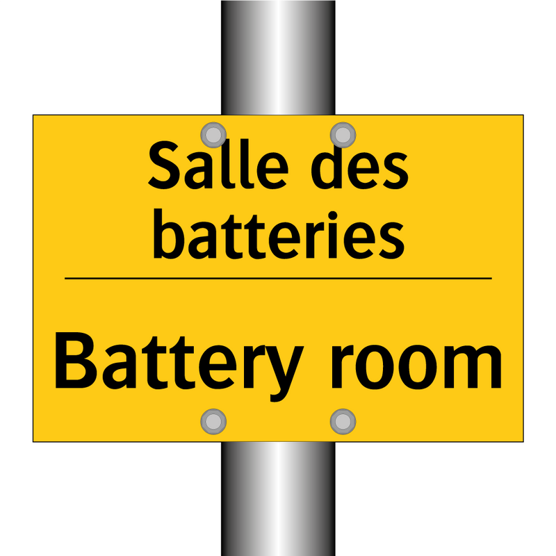 Salle des batteries - Battery room