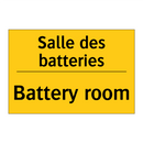 Salle des batteries - Battery room