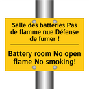 Salle des batteries Pas de flamme  /.../ - Battery room No open flame No  /.../