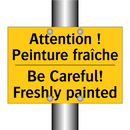 Attention ! Peinture fraîche - Be Careful! Freshly painted