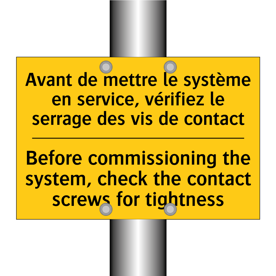 Avant de mettre le système en  /.../ - Before commissioning the system,  /.../