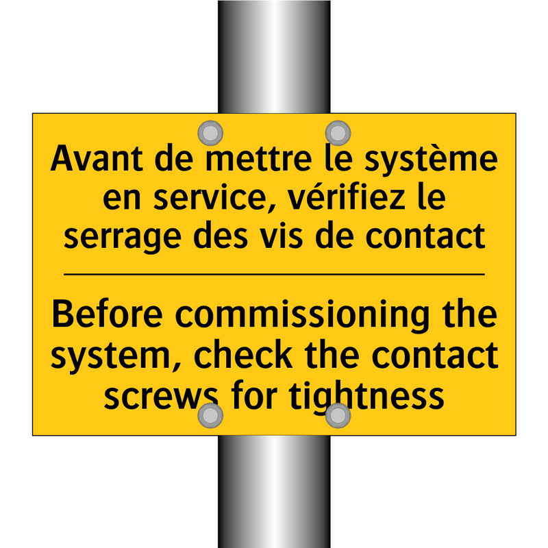 Avant de mettre le système en  /.../ - Before commissioning the system,  /.../