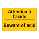 Attention à l'acide - Beware of acid