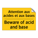 Attention aux acides et aux bases /.../ - Beware of acid and base