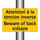 Attention à la tension inverse - Beware of back voltage