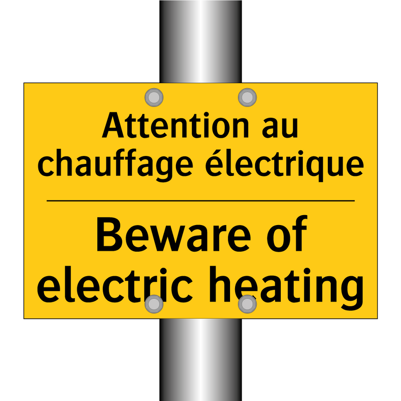 Attention au chauffage électrique /.../ - Beware of electric heating