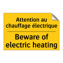 Attention au chauffage électrique /.../ - Beware of electric heating
