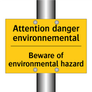 Attention danger environnemental /.../ - Beware of environmental hazard