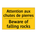 Attention aux chutes de pierres /.../ - Beware of falling rocks