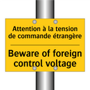 Attention à la tension de commande  /.../ - Beware of foreign control voltage /.../