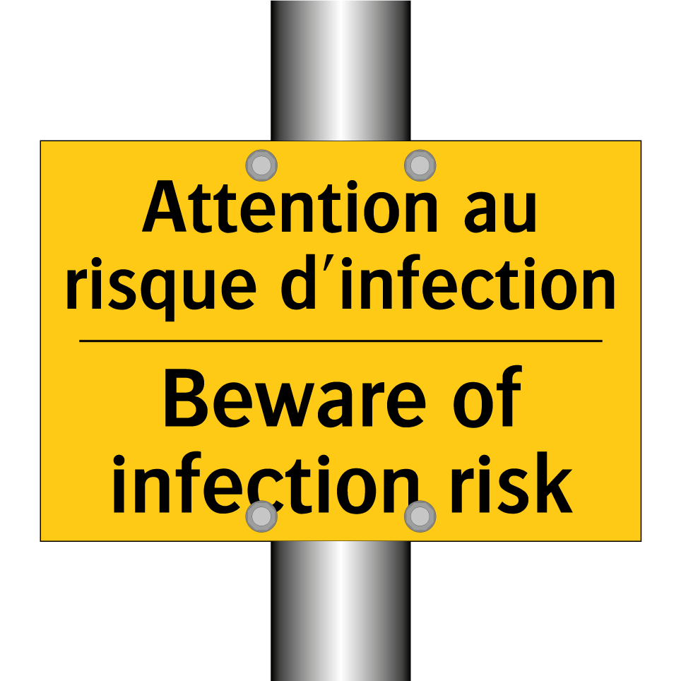 Attention au risque d'infection /.../ - Beware of infection risk