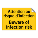 Attention au risque d'infection /.../ - Beware of infection risk