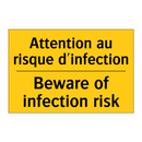 Attention au risque d'infection /.../ - Beware of infection risk