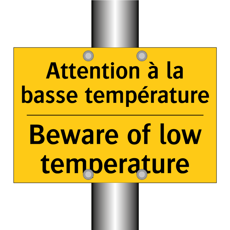 Attention à la basse température /.../ - Beware of low temperature