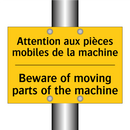 Attention aux pièces mobiles de  /.../ - Beware of moving parts of the  /.../