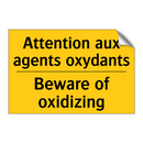 Attention aux agents oxydants - Beware of oxidizing
