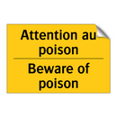 Attention au poison - Beware of poison