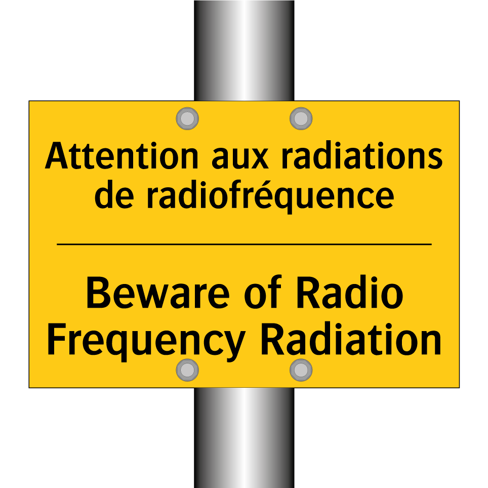 Attention aux radiations de radiofréquence /.../ - Beware of Radio Frequency Radiation /.../