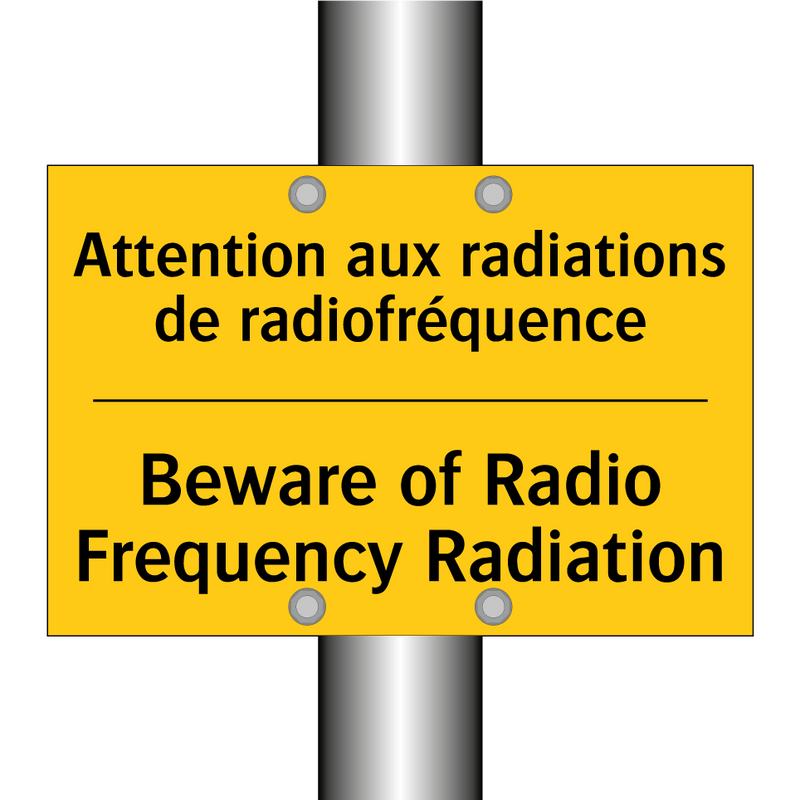 Attention aux radiations de radiofréquence /.../ - Beware of Radio Frequency Radiation /.../
