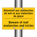 Attention aux avalanches de toit  /.../ - Beware of roof avalanches and  /.../