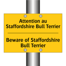 Attention au Staffordshire Bull  /.../ - Beware of Staffordshire Bull Terrier /.../
