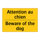 Attention au chien - Beware of the dog