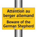 Attention au berger allemand - Beware of the German Shepherd