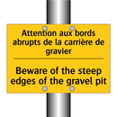 Attention aux bords abrupts de  /.../ - Beware of the steep edges of the  /.../