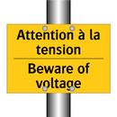 Attention à la tension - Beware of voltage
