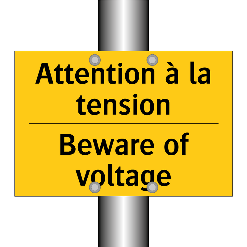 Attention à la tension - Beware of voltage