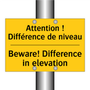 Attention ! Différence de niveau /.../ - Beware! Difference in elevation /.../