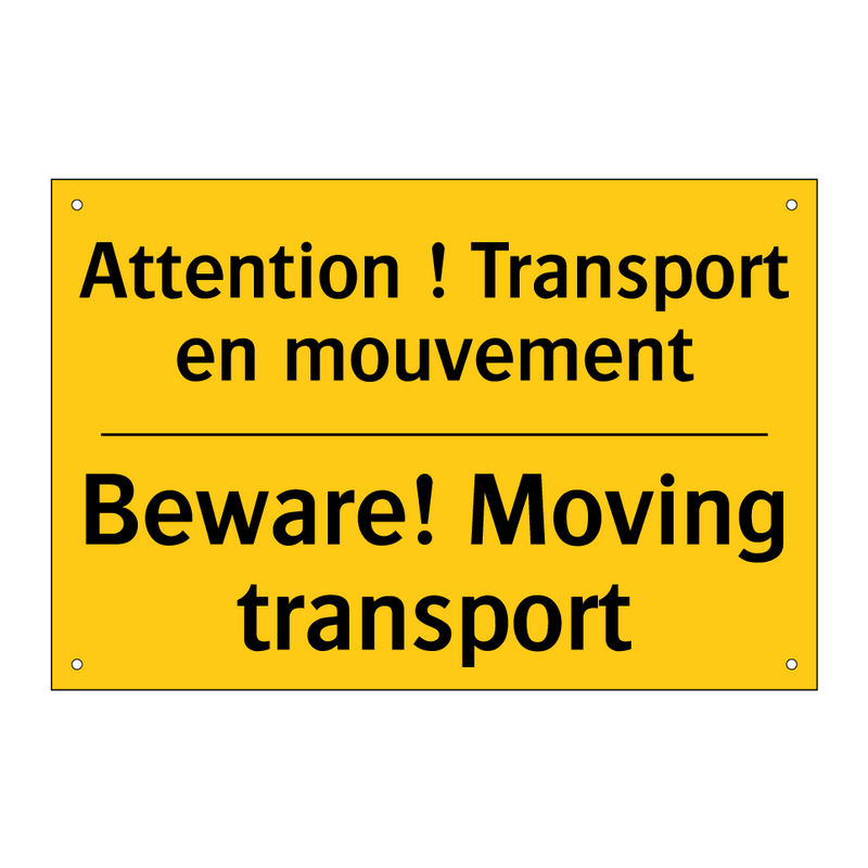 Attention ! Transport en mouvement /.../ - Beware! Moving transport