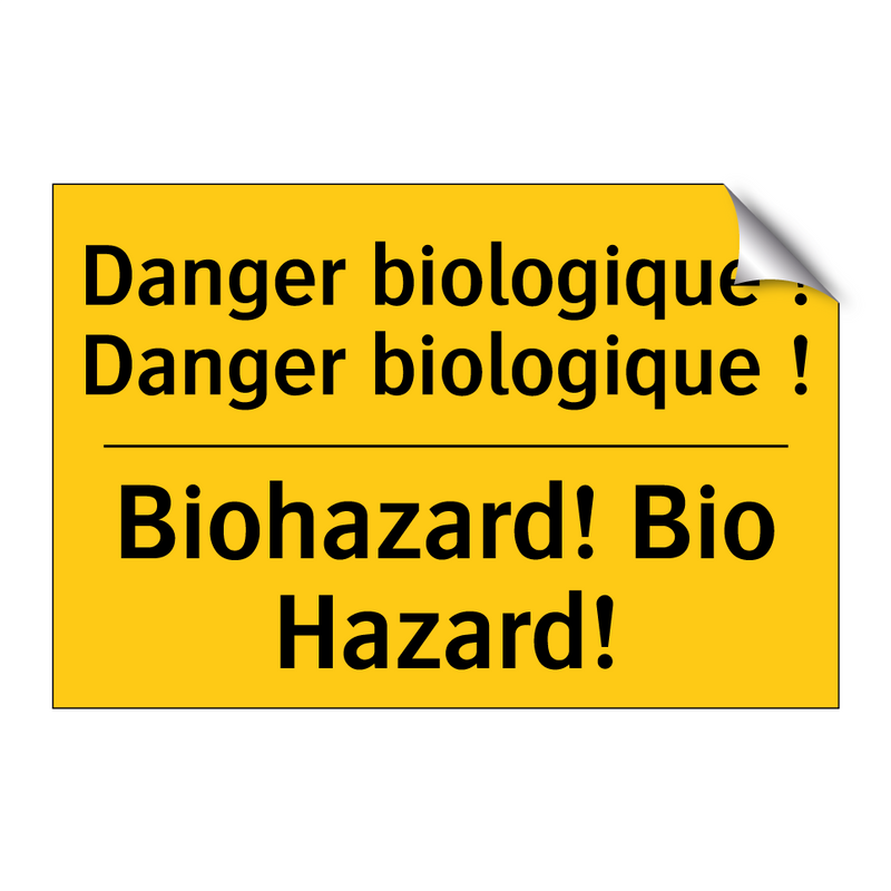 Danger biologique ! Danger biologique ! /.../ - Biohazard! Bio Hazard!