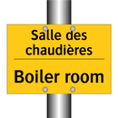 Salle des chaudières - Boiler room