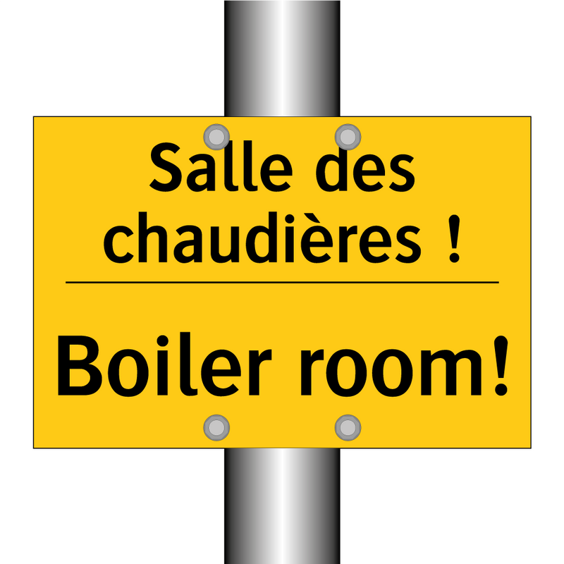 Salle des chaudières ! - Boiler room!