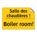 Salle des chaudières ! - Boiler room!