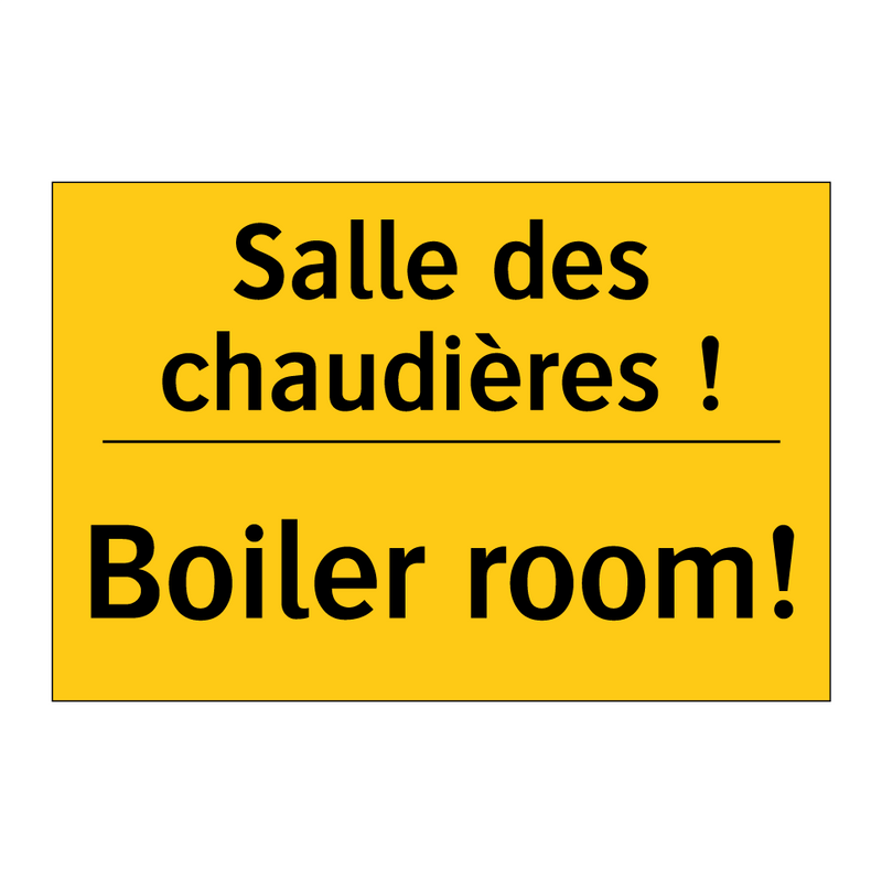Salle des chaudières ! - Boiler room!